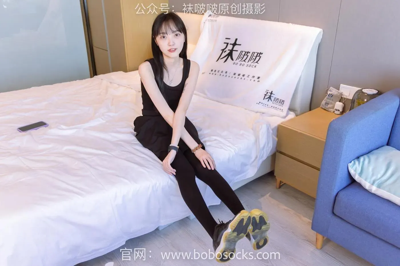 [BoBoSocks袜啵啵]NO.130 稚予-两双穿脏篮球鞋、厚黑丝 [145P]插图2